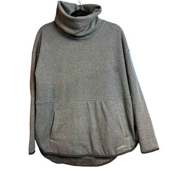 Eddie Bauer Northern Light Plush Funnel-Neck Hoodie / Size-Large - Picture 1 of 13